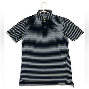 Southern Tide M Navy Blue/Green Performance Polo